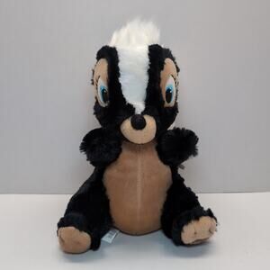 Disney Store Bambi Flower Skunk Plush Toy Soft Cuddle Foot Tag